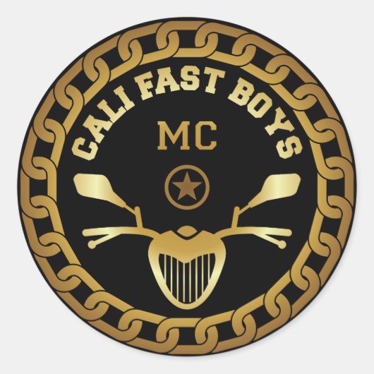Cali Fast Boys Sticker (Vorderseite)