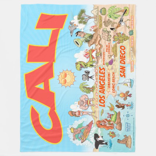 CALI Fleece Blanket (Vorderseite)