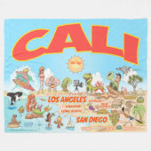 CALI Fleece Blanket (Vorderseite (Horizontal))