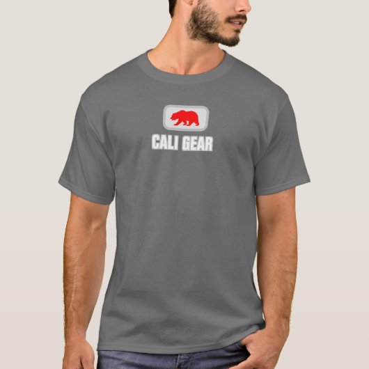 Cali Gear Big Bear doppelseitig T-Shirt (Vorderseite)