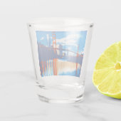 Cali, Golden Gate Bridge San Francisco SQ SS Schnapsglas (Rückseite)