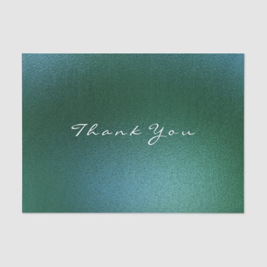 Cali Green Gold Blush Metallic Vielen Dank Seidenpapier (Vorderseite)