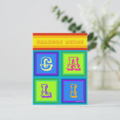 Cali Kolumbien - Feiertag - Feiertage Postkarte (Stehend Vorderseite)