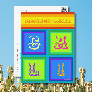 Cali Kolumbien - Feiertag - Feiertage Postkarte