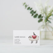 Cali Krähen · Krähe u. Schafe Visitenkarte (Stehend Vorderseite)