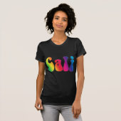 Cali Krawatte-Dye California Hippie-Logo T-Shirt (Vorne ganz)