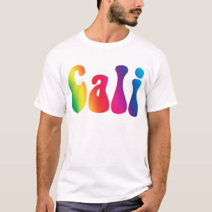 Cali Krawatte-Dye California Hippie-Logo T-Shirt