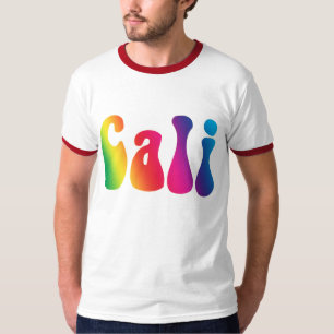 Cali Krawatte-Dye California Hippie Logo T T-Shirt