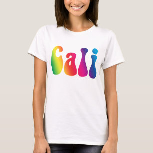 Cali Krawatte-Dye California Rainbow-Logo-Shirt T-Shirt