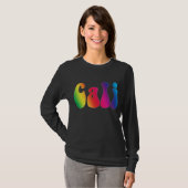 Cali Krawatte-Dye California Rainbow-Logo-Shirt T-Shirt (Vorne ganz)