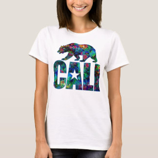 Cali-Krawatte-Logo und Grizzly-Bär T-Shirt