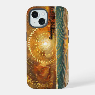 Cali-Küsten-Glanz: Sonnenuntergangs-Pier-Handyhüll iPhone 15 Hülle