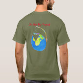Cali Lässig Workout und Day T - Shirt (Rückseite)