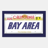 Cali License Teller Rechteckiger Aufkleber (Vorderseite)