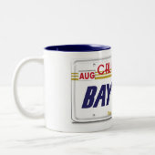 Cali Lizenz-Teller Zweifarbige Tasse (Links)