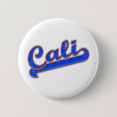 Cali Logo Blue Wave Button (Vorderseite)