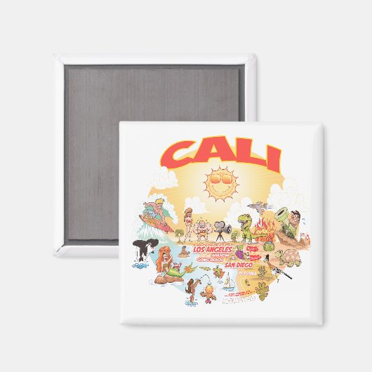 CALI Magnet (Vorderseite/Rückseite)