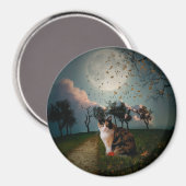 Cali Moon Magnet (Vorderseite/Rückseite)