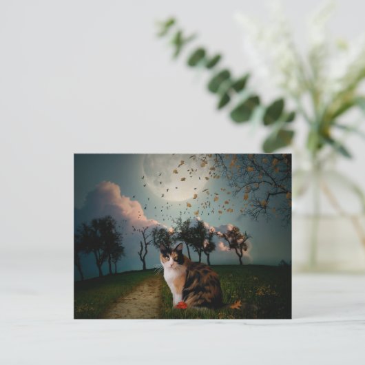 Cali Moon Postkarte (Stehend Vorderseite)