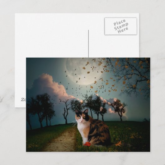 Cali Moon Postkarte (Vorne/Hinten)