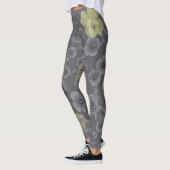 Cali Poppies Überdimensionales Drucken in Grau und Leggings (Links)