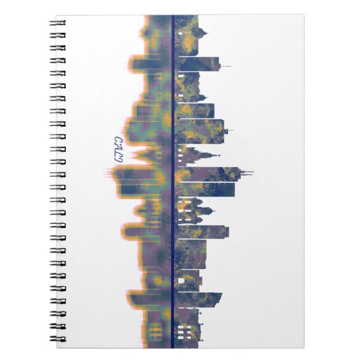 Cali Skyline Notizblock (Vorderseite)
