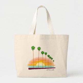 Cali Sonnenuntergang-Tasche Jumbo Stoffbeutel