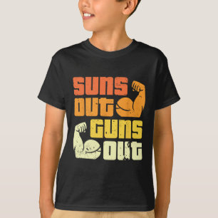 Cali Style Bodybuilding Sonne Raus, Kanonen Raus B T-Shirt