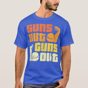 Cali Style Bodybuilding Sonne raus, Waffen raus Bi T-Shirt
