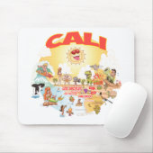 CALI, Südkalifornien Mousepad (Mit Mouse)