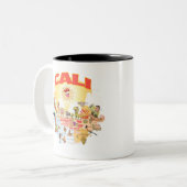 CALI, Südkalifornien Zweifarbige Tasse (Vorderseite Links)
