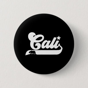 Cali Vintage Kalifornien Bär Usa Staat Schönheit D Button