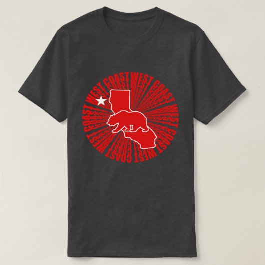 Cali-West-Liebe T-Shirt (Design vorne)