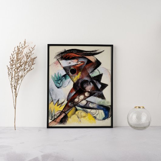 Caliban figur für The Tempest von Franz Marc Poster