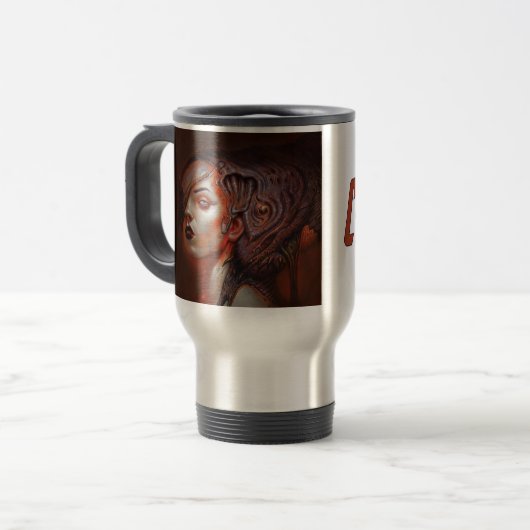 Caliber präsentiert V2 Reisetug Reisebecher (Vorderseite Links)