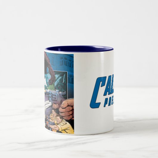 Caliber präsentiert V5 Kaffee-Tasse Zweifarbige Tasse (Mittel)