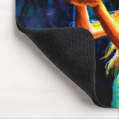 Caliber Presents fairy design with text mouse pad Mousepad (Ecke)