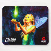 Caliber Presents fairy design with text mouse pad Mousepad (Vorne)