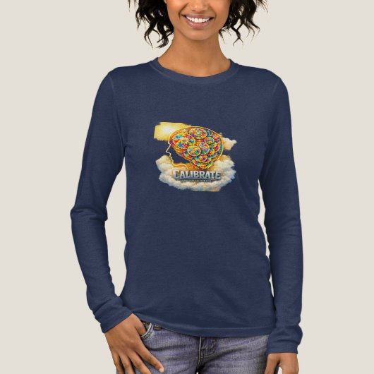 CalibrateMind Kapuzenpullover Tri-Blend Shirt (Vorderseite)
