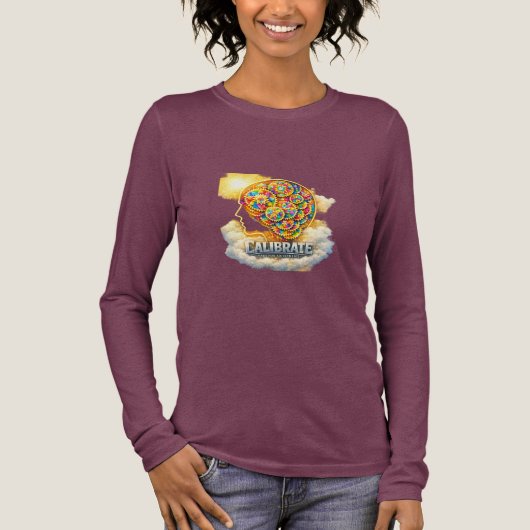 CalibrateMind Kapuzenpullover Tri-Blend Shirt (Vorderseite)