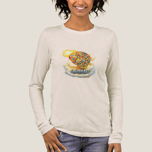 CalibrateMind Kapuzenpullover Tri-Blend Shirt (Vorderseite)