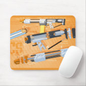 Caliburn explodierte mousepad (Mit Mouse)