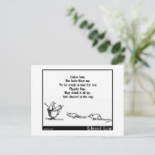 Calico Ban Postkarte (Stehend Vorderseite)