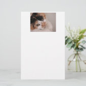 Calico Beauty Cat Briefpapier (Stehend Vorderseite)