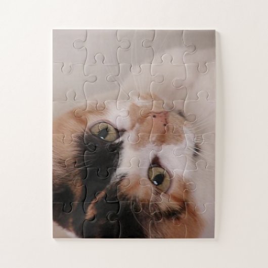 Calico Beauty Cat Puzzle (Vertikal)