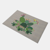 Calico Cactus Doormat Fußmatte (Schrägansicht)