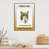 Calico Cat 1819 Poster (Küche)