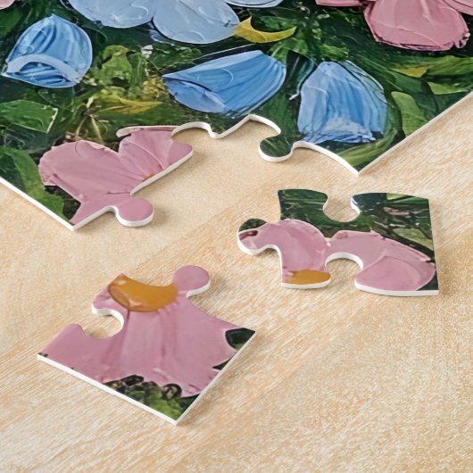 Calico Cat and Folk Art Sunflowers Puzzle (Seite)