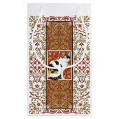 Calico Cat Baroque Kleine Geschenktüte (Rückseite)
