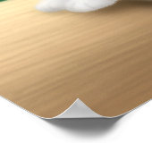 Calico Cat bei Sunset Poster (Ecke)